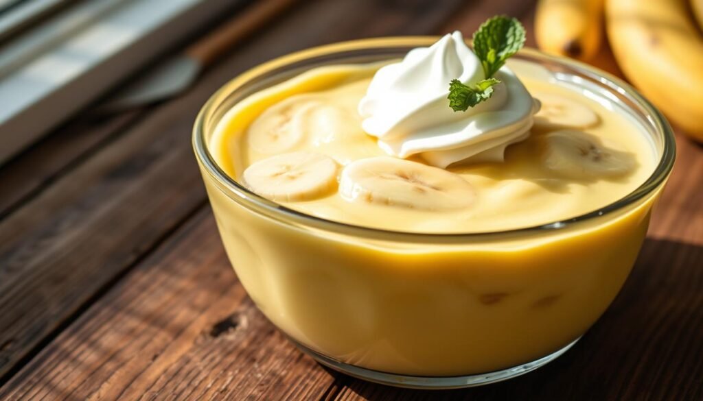 low-carb banana pudding